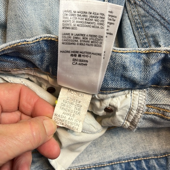 MOTHER Superior The Trickster Ankle in An Icy Confession Size 29 - Picture 11 of 13